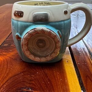 NATURAL LIFE Blue and White Camera Mug X1